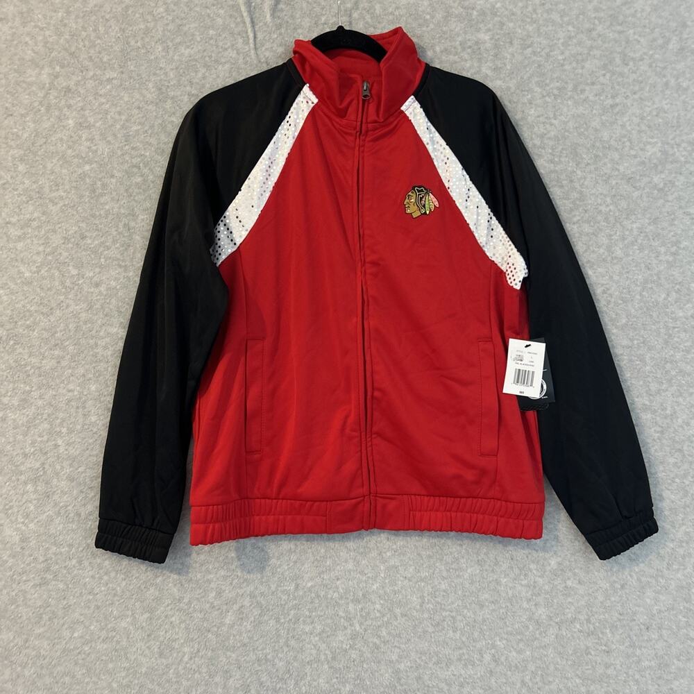 NHL Blackhawks Jacket women's Large Carl‎ Banks